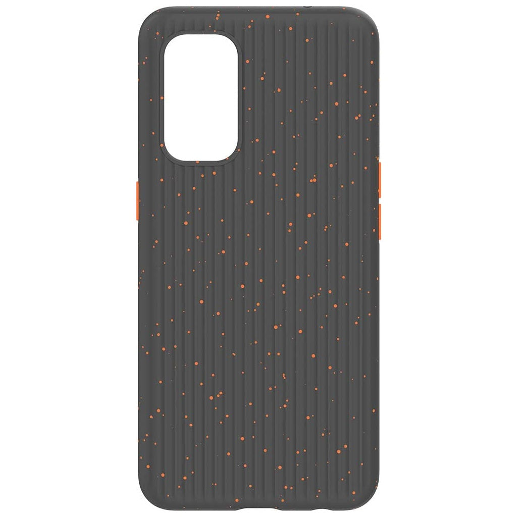 Produktbild Smartphone-Hülle - Oppo Find X3 Lite Silikon Case schwarz/orange
