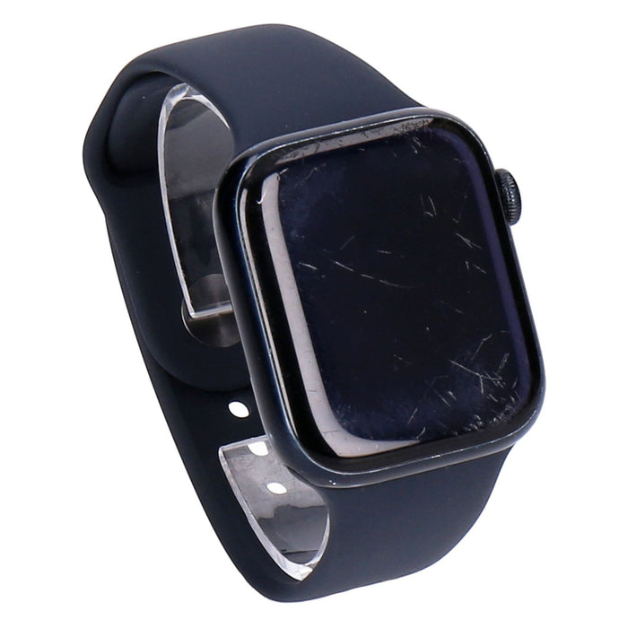 Apple Watch Series 8 45mm GPS Mitternacht Aluminiumgehäuse mit Sportarmband Mitternacht