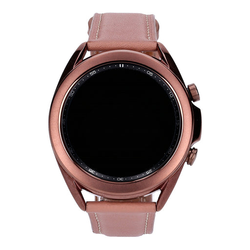Produktbild Smartwatch-Armband - Samsung Galaxy Watch3 41mm Mystic Bronze Lederarmband Rosa