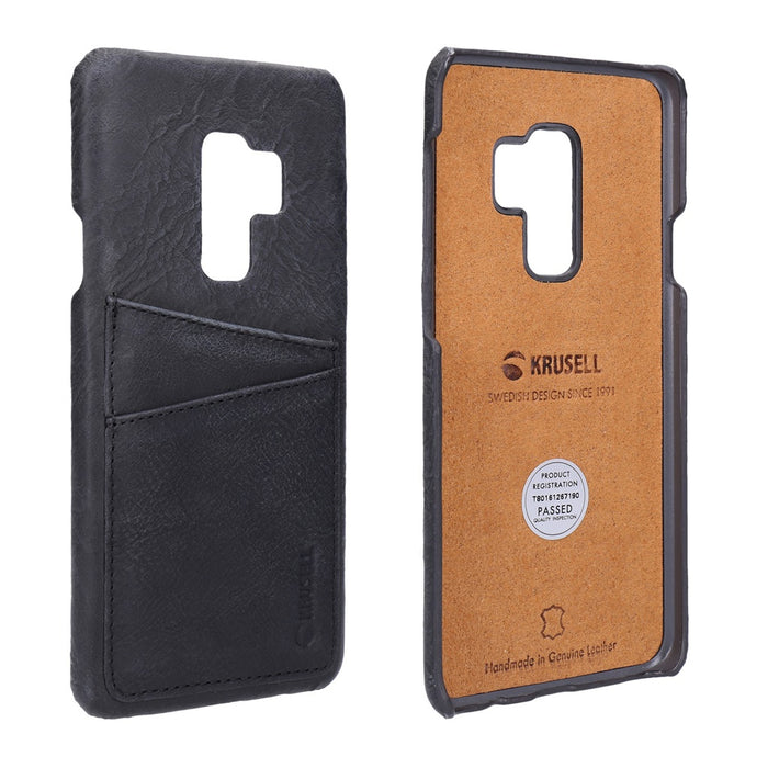 Krusell Sunne 2 Card Cover für Galaxy S9 Plus schwarz