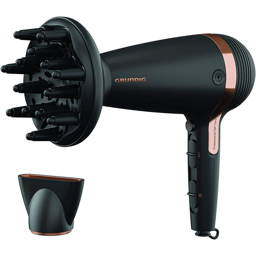 Produktbild Haartrockner - Grundig HD7081 Haartrockner mit Einziehbarem Kabel