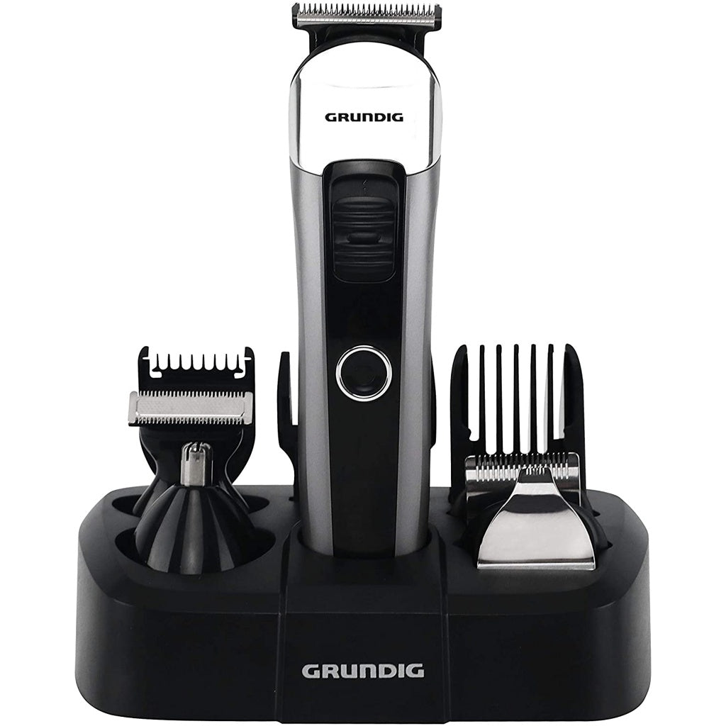 Produktbild Multifunktionstrimmer - Grundig MGK 6841 Multihaarschneide-Set mit  Ladestation, 8 Aufsätze