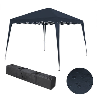 Faltpavillon 3x3m, wasserabweisend, blau UV-Schutz 50+ inkl. Aufbewahrungstasche