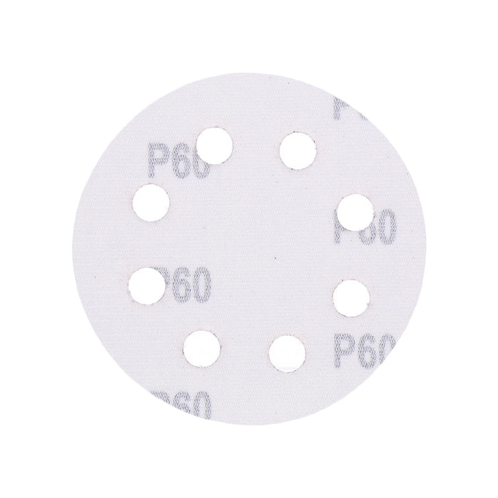 TP Schleifpapier, Schleifscheibe - Universal (rot) 125mm, 8-fach-gelocht, Papierbasis - 10er Pack P60