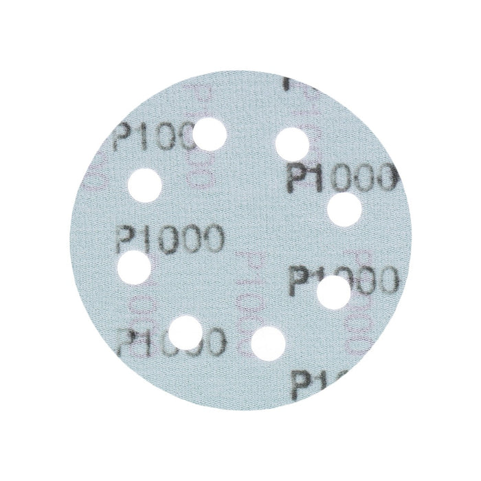 TP Schleifpapier, Schleifscheibe - Universal (grün 125mm, 8-fach-gelocht, Filmbasis - 10er Pack P1000