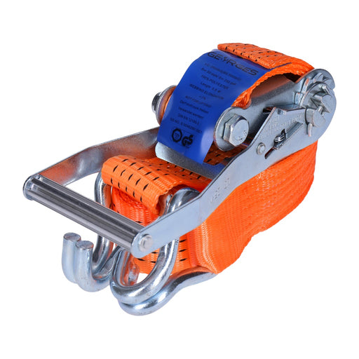 Produktbild Zurrgurt - TP Spanngurt, Zurrgurt zur Ladungssicherung 2- tei 50mm Gurtbreite, 5T (5000 Kg) mit Spitzhaken 6 Meter