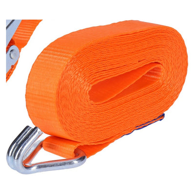 Spanngurt, Zurrgurt zur Ladungssicherung 2- tei 25 mm Gurtbreite, 0,8T (800Kg) mit Spitzhaken 6 Meter