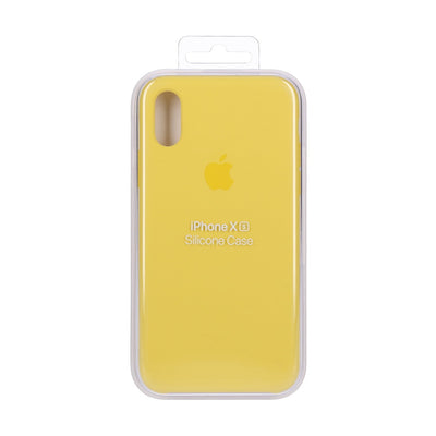 Silikon Case Kanariengelb passend für Apple iPhone XS