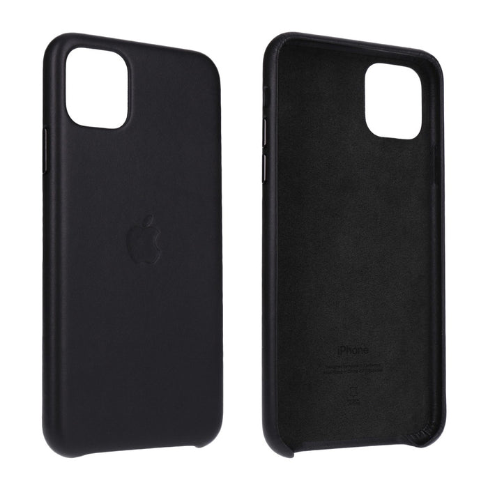 Apple iPhone 11 Pro Max Leder Case schwarz