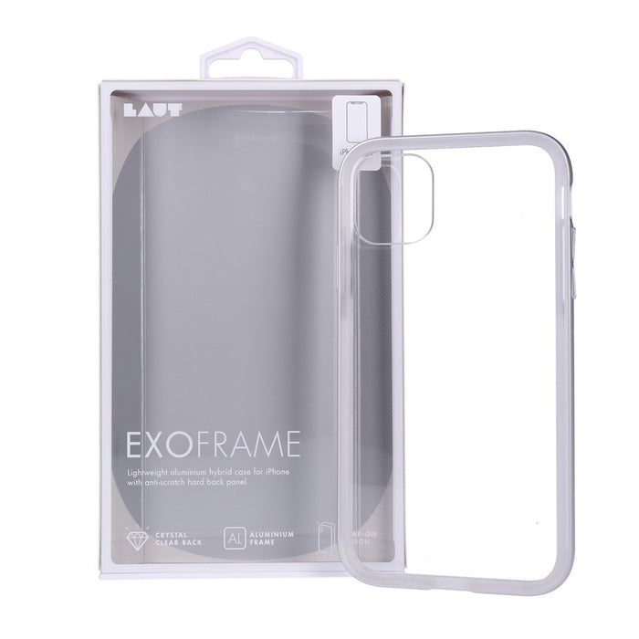 LAUT Exo Frame Cover Silver für iPhone 11 Pro