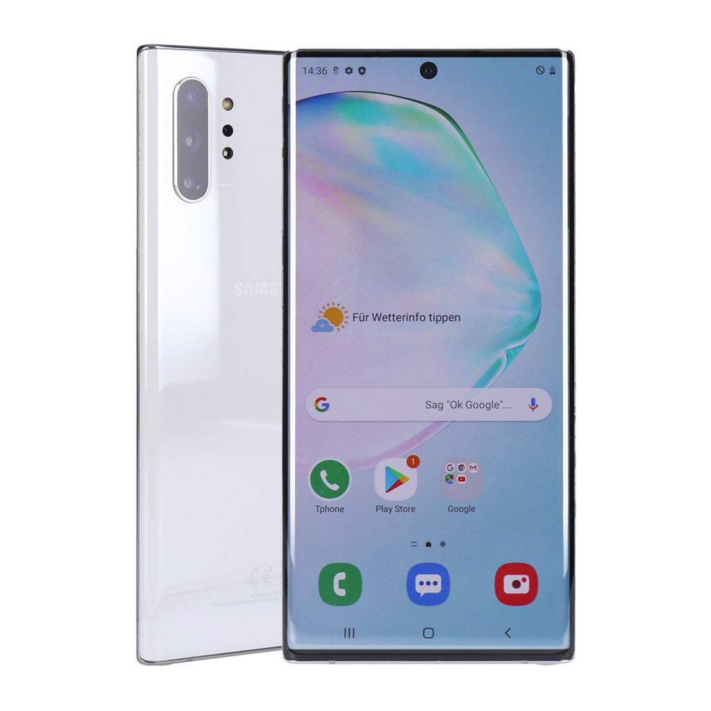 Produktbild Handys & Smartphones - Samsung Galaxy Note 10+ N975F/DS 256GB Aura White