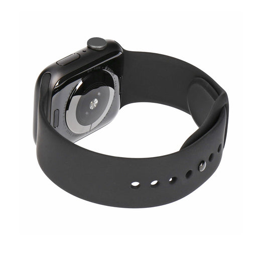 Produktbild Smartwatch - Apple Watch SE 44mm GPS Spacegrau Aluminiumgehäuse mit Sportarmband Mitternacht