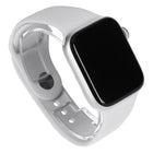 Apple Watch SE 40mm GPS Silber Aluminiumgehäuse Sportarmband Weiß
