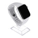 Apple Watch SE 40mm GPS Silber Aluminiumgehäuse Sportarmband Weiß