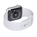 Apple Watch SE 40mm GPS Silber Aluminiumgehäuse Sportarmband Weiß
