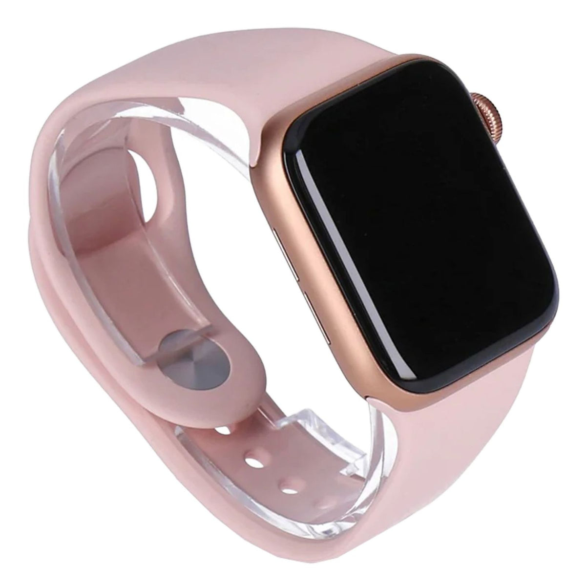 Produktbild Smartwatch - Apple Watch SE 40mm GPS Gold Aluminiumgehäuse Sportarmband Sandrosa