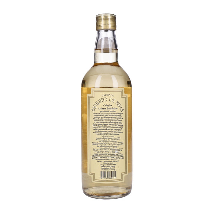 ESPIRITO DE MINAS Cachaca 1 x 0,7 L Sonderedition Aldemir Martins