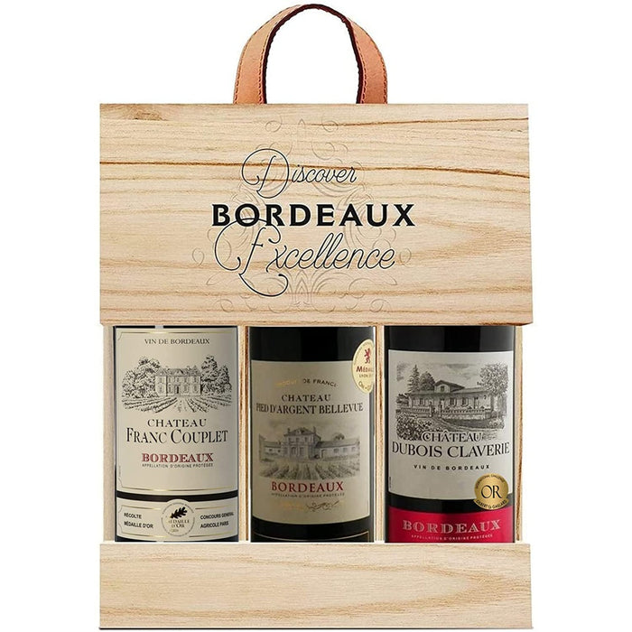 Selection Bordeaux Wein Probierpaket 3 x 0.75 L Weinpaket