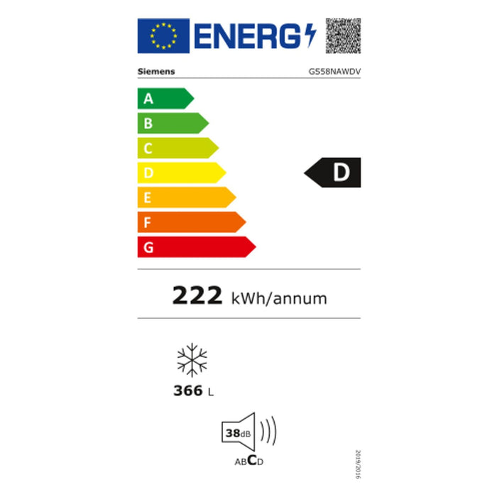 Gefriergerät iQ500 SiemensMDA GS58NAWDV