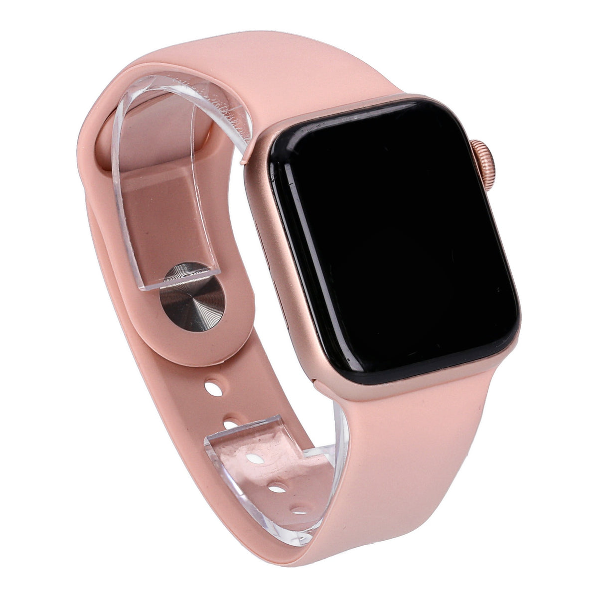 Produktbild Smartwatches - Apple Watch Series 4 40mm GPS Gold Aluminiumghäuse mit Sportarmband Sandrosa
