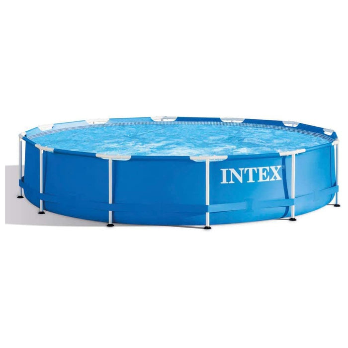 Intex Metal Frame Pool Blue, 366x76 cm