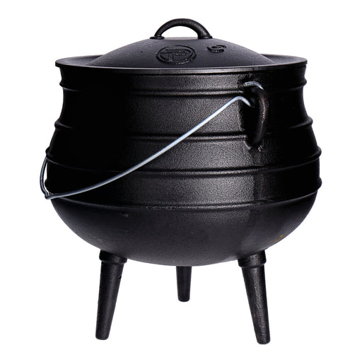 Produktbild Feuertopf - TP Potjie Pot 6 Feuerkessel Dutch Oven (14L) Gusseisen, Feuerkessel mit Deckel und Füßen