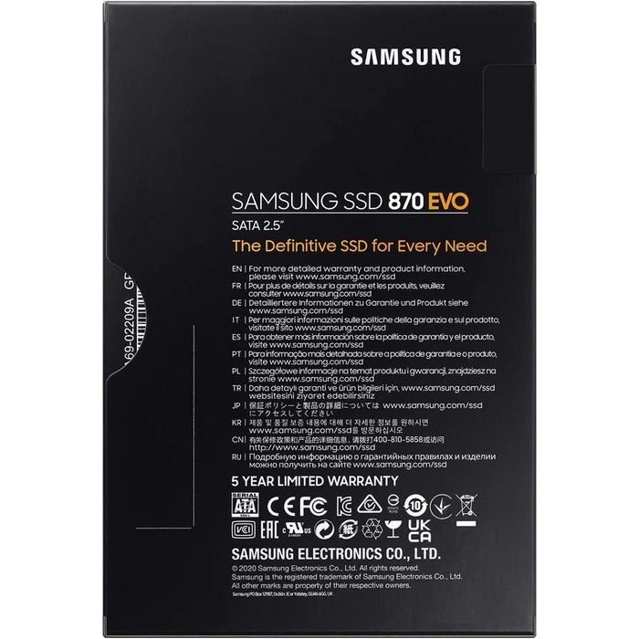 Samsung 870 EVO int. 2,5" SSD 4TB