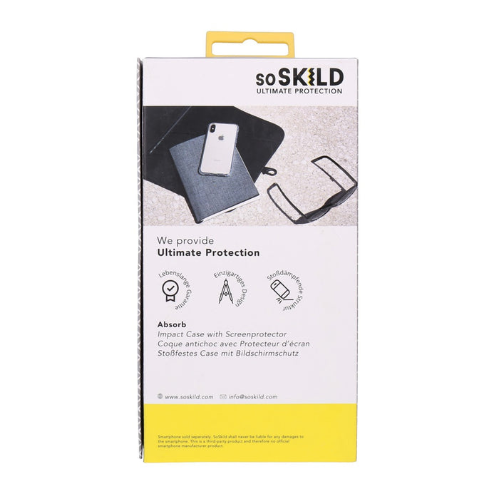 SoSkild Absorb Case Hülle + Displayglas für Samsung Galaxy S20 transparent