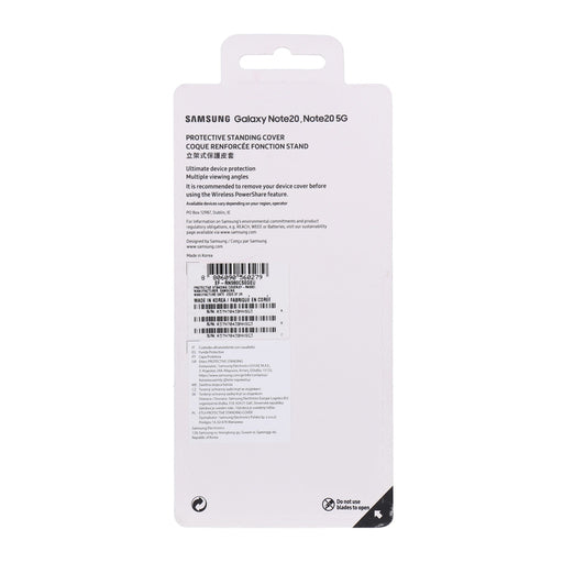 Produktbild Smartphone-Hülle - Samsung Protective Standing Cover für Galaxy Note 20 silber