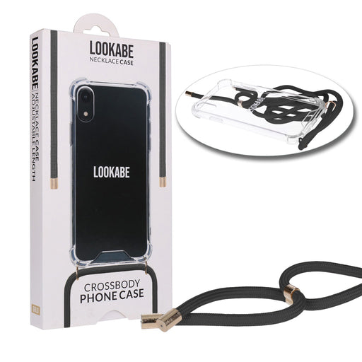 Produktbild Handykette - LOOKABE Necklace Case Handykette für iPhone Xr  Handykette mit Handyhülle Gold/Schwarz