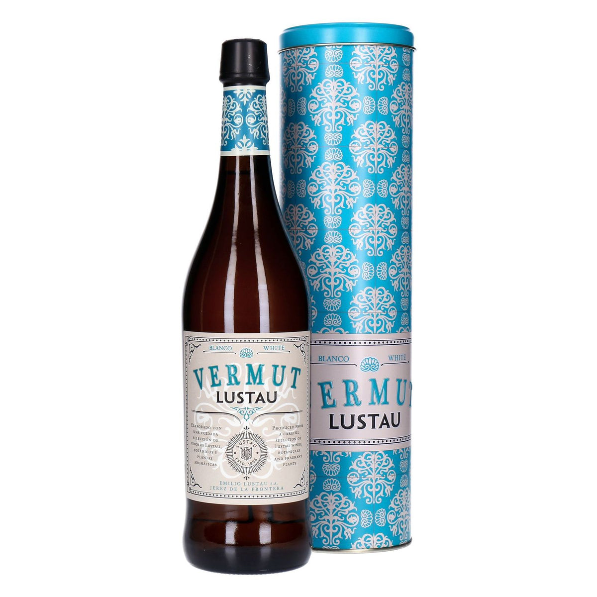 Produktbild Aperitif - Lustau Vermut White in Geschenkdose 1 x 0,75 L