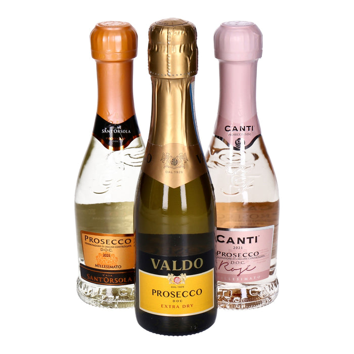 The Prosecco Collection Geschenkbox 3 x 0,2 L
