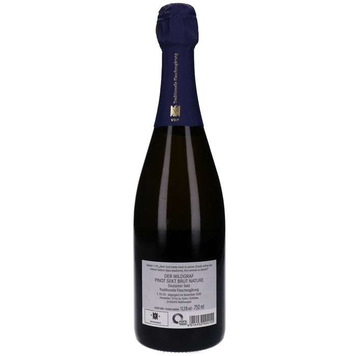 Prinz Salm Der Wildgraf Brut nature Winzersekt 1 x 0,75 L