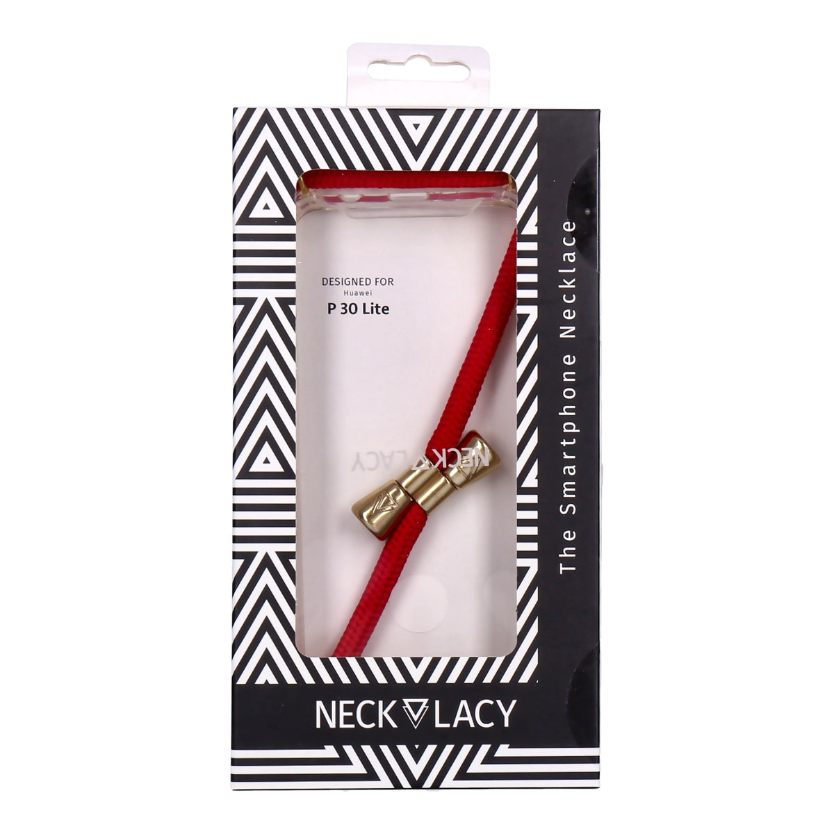 Produktbild Smartphone-Hülle - Necklacy Necklace Case für Huawei P30 Lite cherry