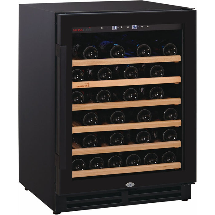 Swisscave WLB150F 1-Zonen Weinkühlschrank für  50 Flaschen