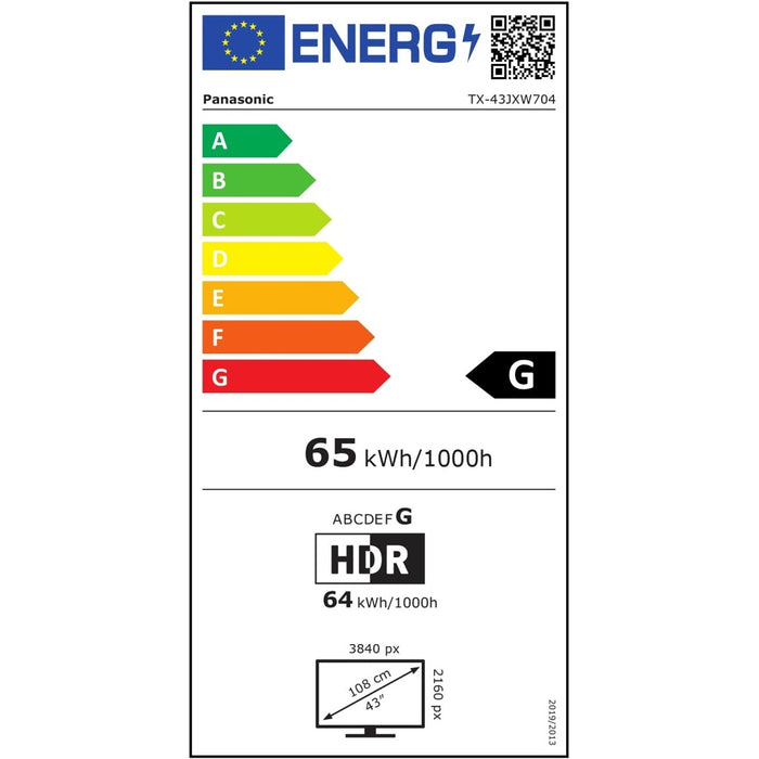 Panasonic TX-43JXW704 43 Zoll