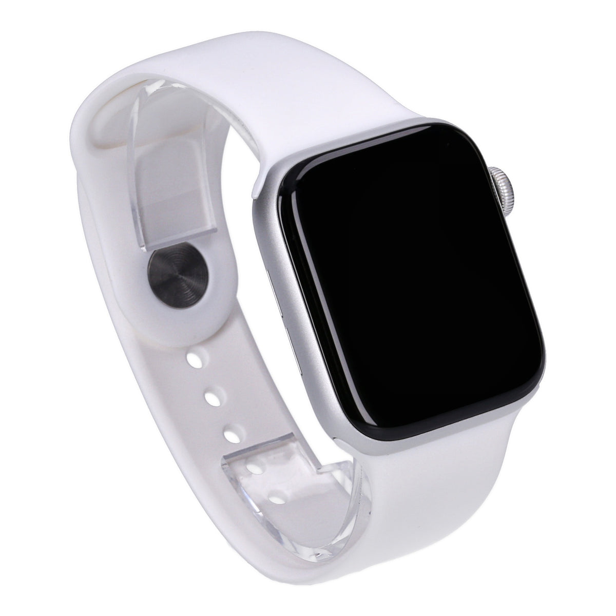 Produktbild Smartwatch - Apple Watch Series 6 44mm GPS Silber Aluminiumgehäuse mit Sportarmband Weiß