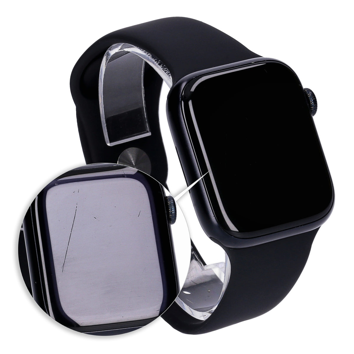 Produktbild Smartwatch - Apple Watch Series 7 45mm GPS + 4G Mitternacht Aluminumgehäuse mit Sportarmband Mitternacht