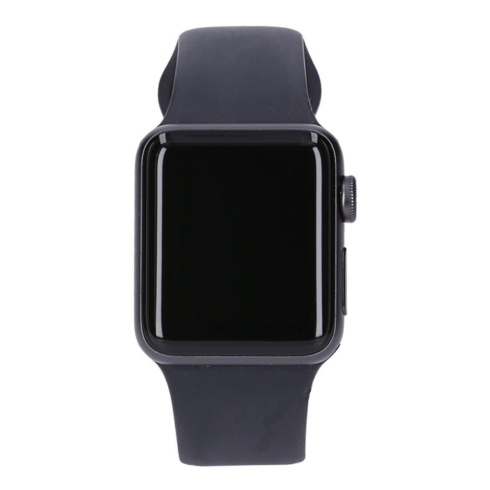 Apple Watch Series 3 38mm GPS Spacegrau Aluminiumgehäuse mit Sportarmband schwarz