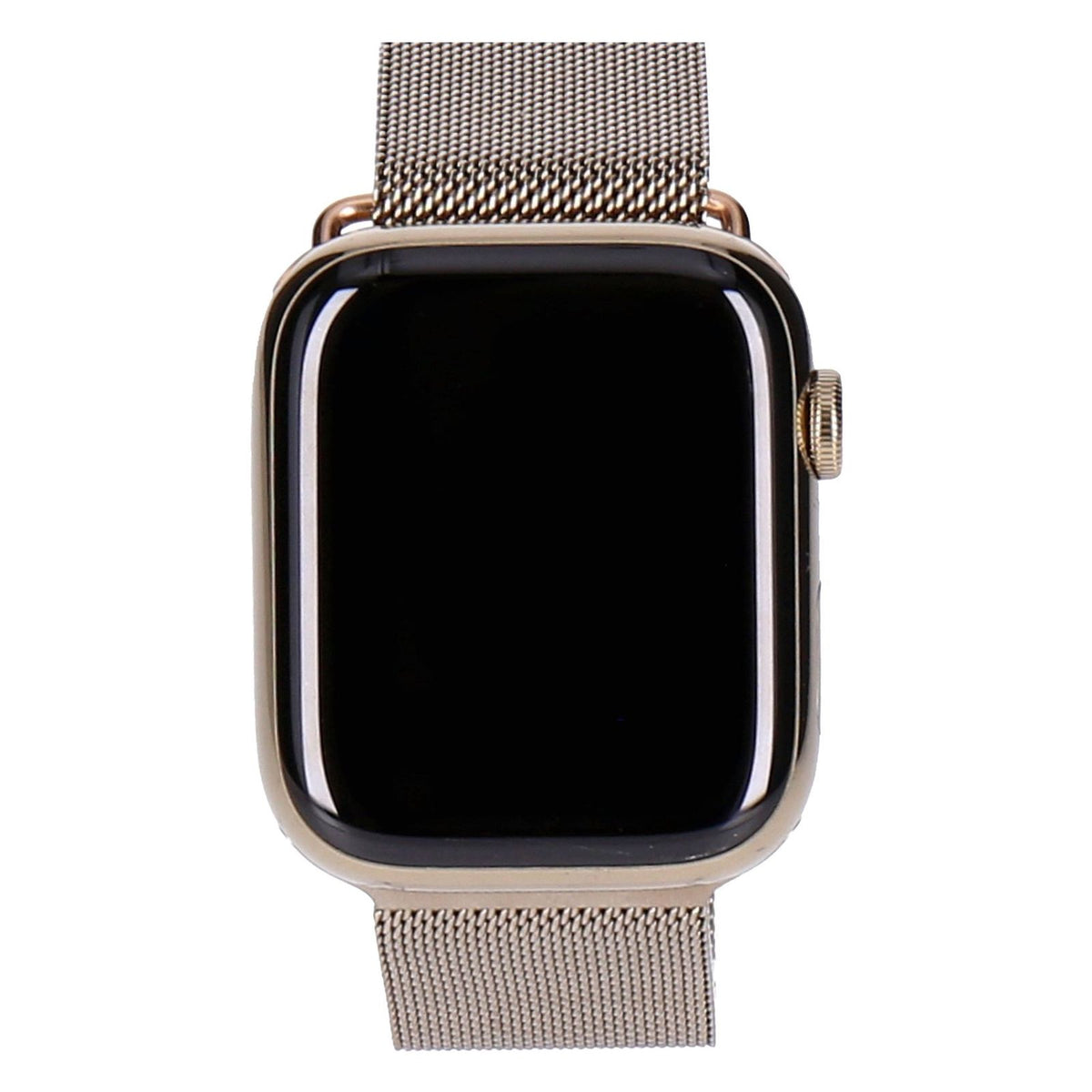 Produktbild Smartwatch - Apple Watch Series 7 45mm GPS + 4G Gold Edelstahlgehäuse mit Milanaise Armband Gold