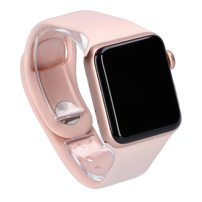 Apple Watch Series 3 38mm GPS Gold Aluminiumgehäuse mit Sportarmband Pink Sand
