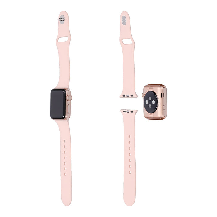 Apple Watch Series 3 38mm GPS Gold Aluminiumgehäuse mit Sportarmband Pink Sand