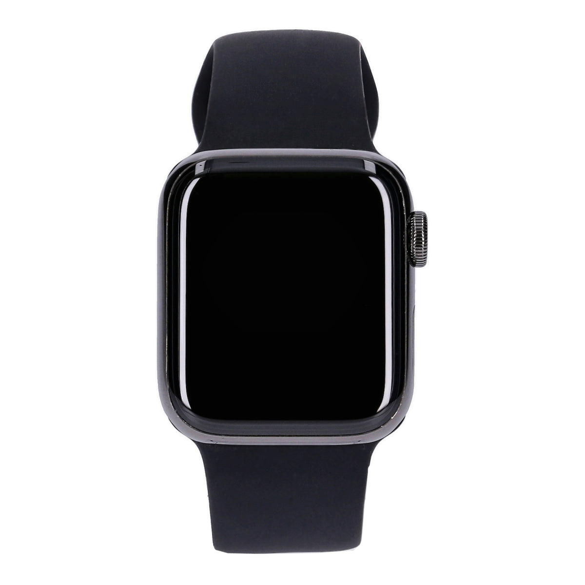 Produktbild Smartwatches - Apple Watch Series 6 40mm GPS + 4G Spacegrau Edelstahlgehäuse mit Sportarmband Schwarz