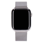 Apple Watch Series 6 44mm GPS + 4G Silber Edelstahlgehäuse mit Milaneise Armband