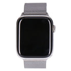 Apple Watch Series 6 44mm GPS + 4G Silber Edelstahlgehäuse mit Milaneise Armband