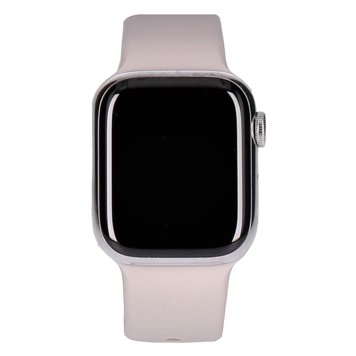 Produktbild Smartwatch - Apple Watch Series 7 41mm GPS + 4G Silber Edelstahlgehäuse mit Sportarmband Polarstern