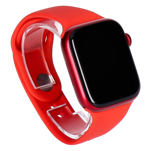 Produktbild Smartwatch - Apple Watch Series 7 45mm GPS + 4G Rot Aluminiumgehäuse mit Sportarmband Rot