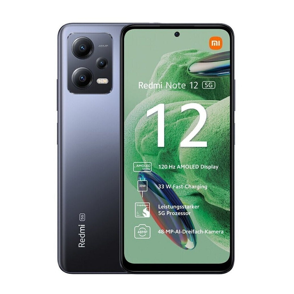 Produktbild Smartphone - Xiaomi Redmi Note 12 5G 6+128GB Onyx Gray