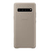 Samsung Galaxy S10 5G Backcover Leather Cover grau