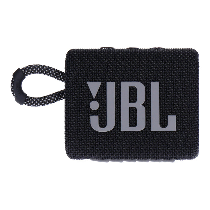 JBL GO 3 Bluetooth Box Lautsprecher Schwarz Wasserdicht 5h Wiedergabezeit